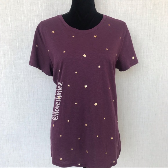 PINK Victoria's Secret Tops - •Victoria's Secret PINK• Perfect Crew Tee L